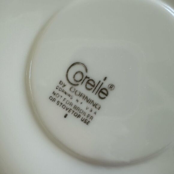 Corelle Spring Blossom Green saucer (Crazy Daisy) 10 - Picture 4 of 5